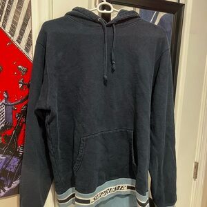 Supreme Black Hoodie for Men